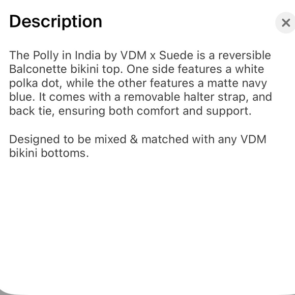 VDM India Reversible Top & Bottom - Picture 5 of 5